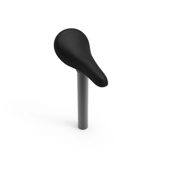 SADDLE BLACK 一体式座垫座管